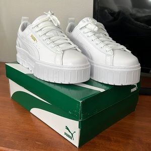PUMA Mayze Leather Sneakers (platform)